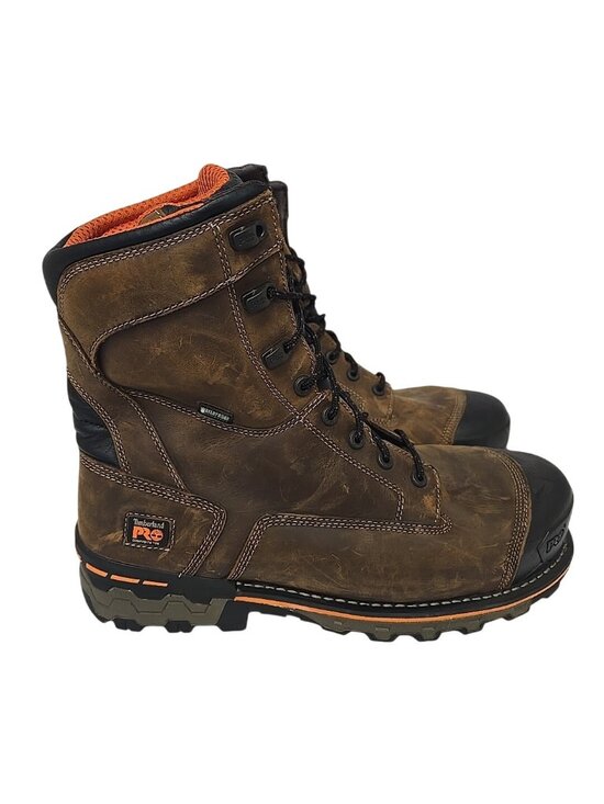 Timberland Men\'s 92671 8” Boondock Composite Toe Waterproof Work Boot Brown 14M main image 6